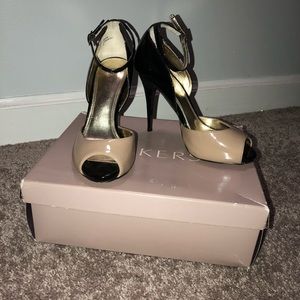Bakers peep toe heel
